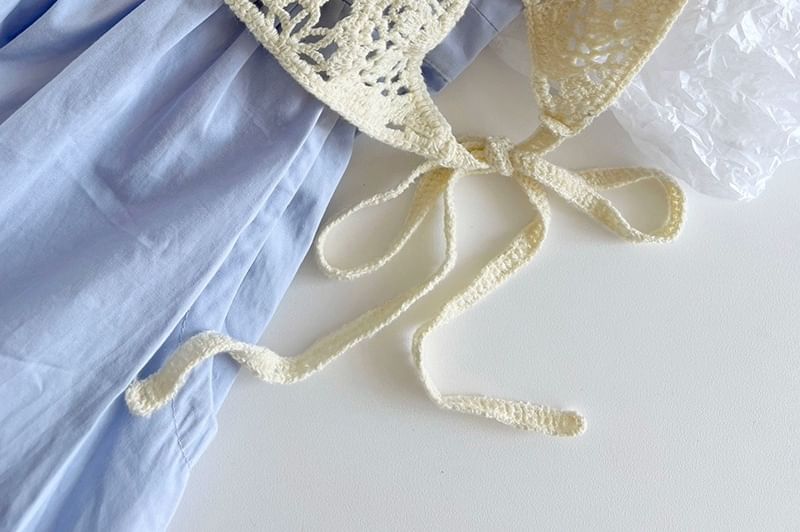 Plain Crochet Knit Headkerchief