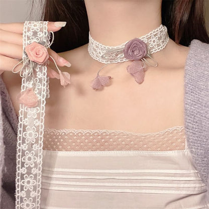 Floral Lace Choker