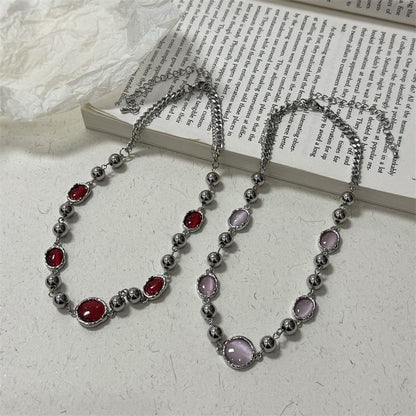 Gemstone Beaded Necklace