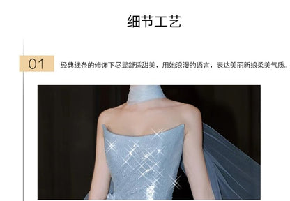 Gown Plaid Strapless Mermaid Evening