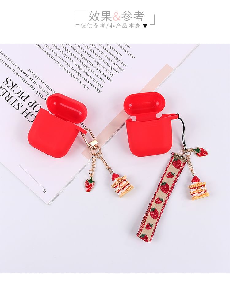 Strawberry Cake Phone Charm