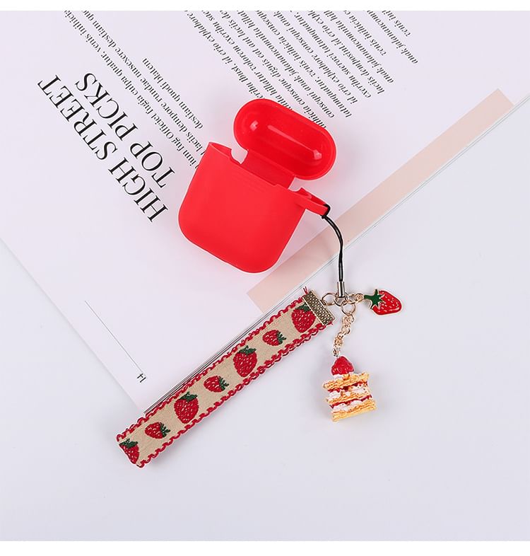 Strawberry Cake Phone Charm