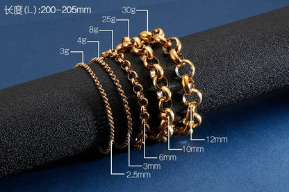 Stainless Steel Bracelet (Various Designs)