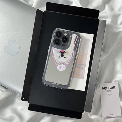 Animal Mirrored Phone Case - iPhone 15 Pro Max / 15 Pro / 15 Plus / 15 / 14 Pro Max / 14 Pro / 14 Plus / 14 / 13 Pro Max / 13 Pro / 13 / 13 mini / 12 Pro Max / 12 Pro / 12 / 12 mini / 11 Pro Max / 11 Pro / 11