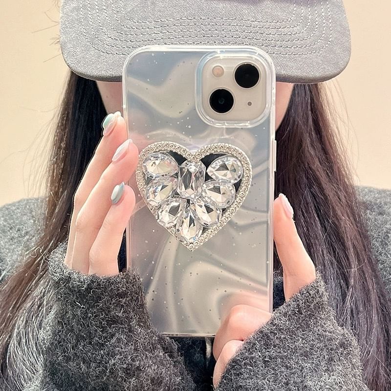 Phone Case Heart Holographic