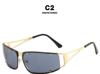 Metallic Frame Sunglasses
