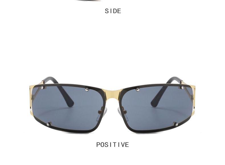 Metallic Frame Sunglasses