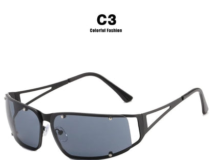Metallic Frame Sunglasses