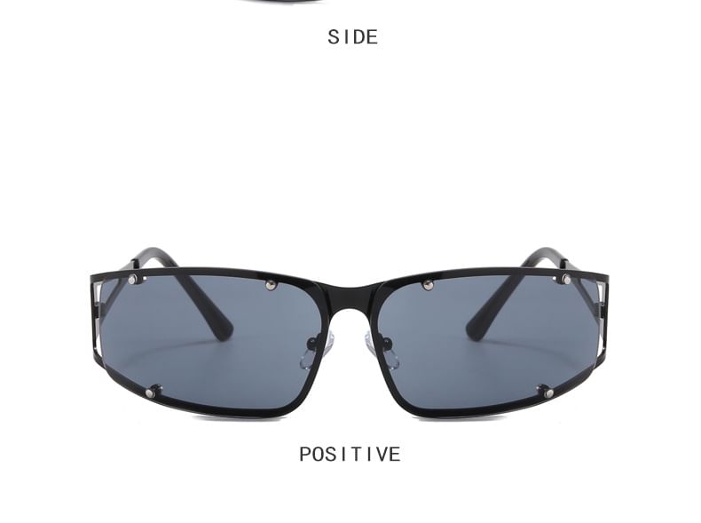 Metallic Frame Sunglasses