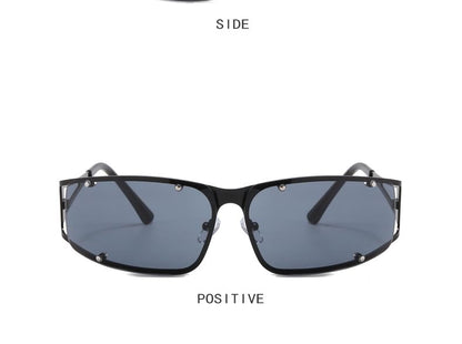Metallic Frame Sunglasses