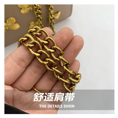 Butterfly Box Flap Crossbody Bag