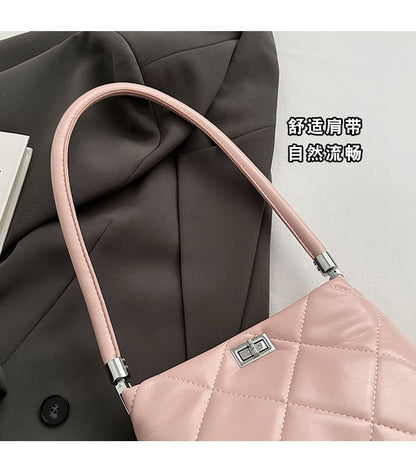 Quilted Twisted Bucket Bag