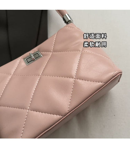 Quilted Twisted Bucket Bag