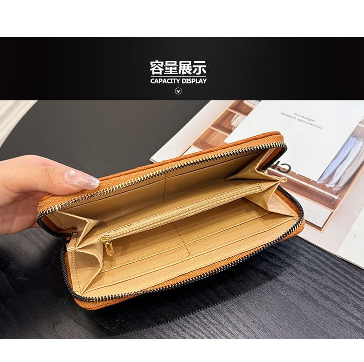 Quilted Long Wallet