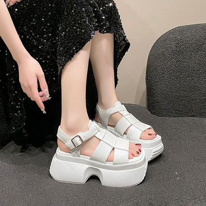 [38] Platform Gladiator Sandals