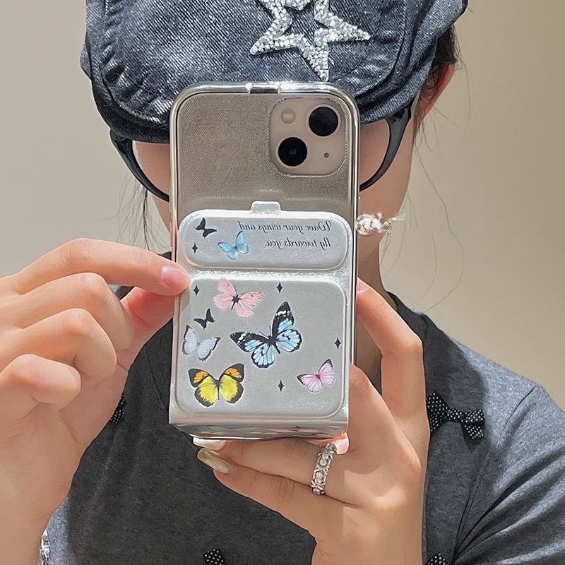 Stand Phone Foldable Case Butterfly