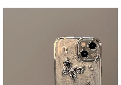 Butterfly Rhinestone Phone Case