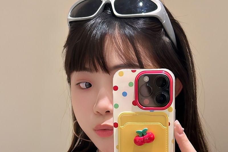 Phone / Strap Cherry Holder Set Card Case