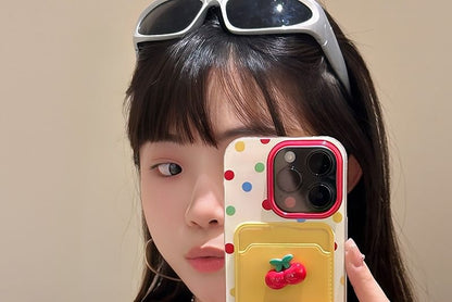 Phone / Strap Cherry Holder Set Card Case