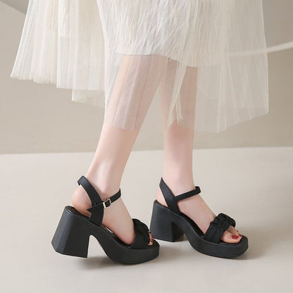 Platform Chunky Heel Sandals