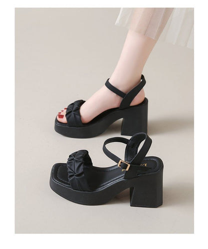 Platform Chunky Heel Sandals