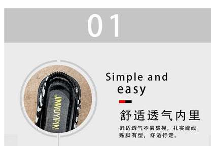 Square-Toe Slingback Sandals