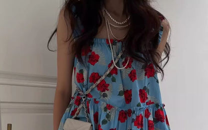 Sleeveless Floral Mini Sundress