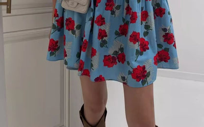 Sleeveless Floral Mini Sundress