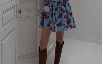 Sleeveless Floral Mini Sundress