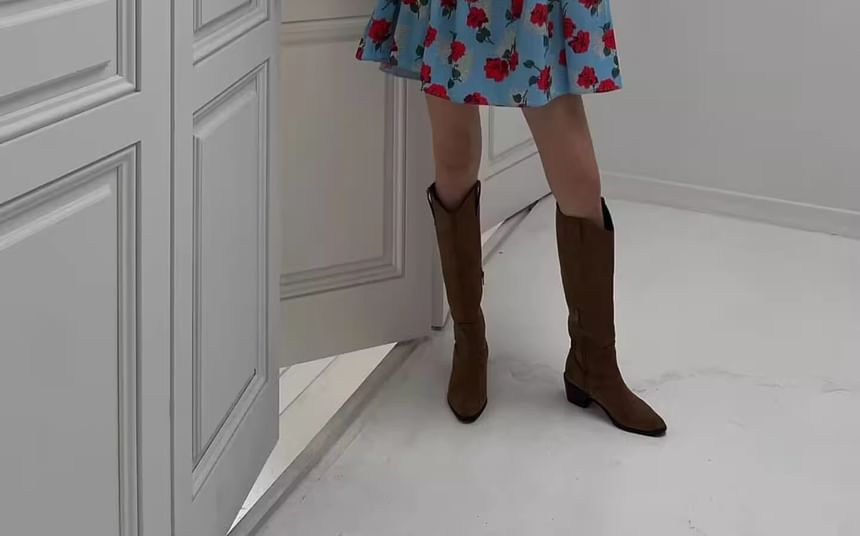 Sleeveless Floral Mini Sundress