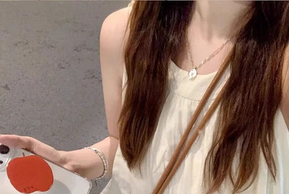 Sleeveless Plain Sundress