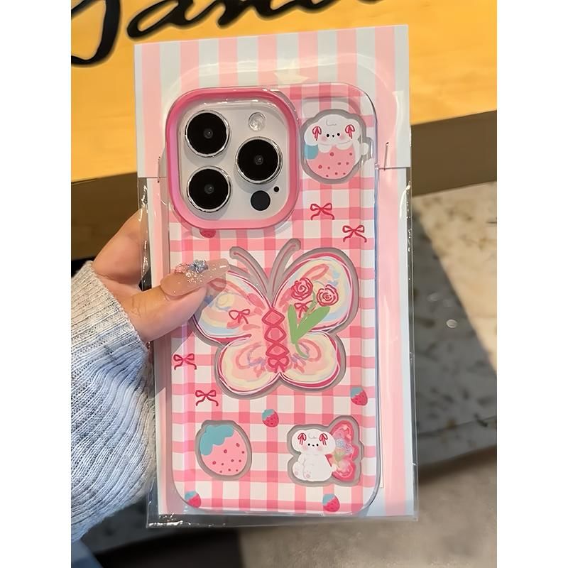 Butterfly Plaid Phone Case