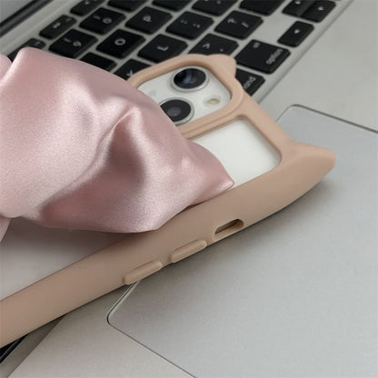 Phone Case Ear Scrunchie Cat