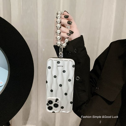 Phone Dot Strap Polka Case