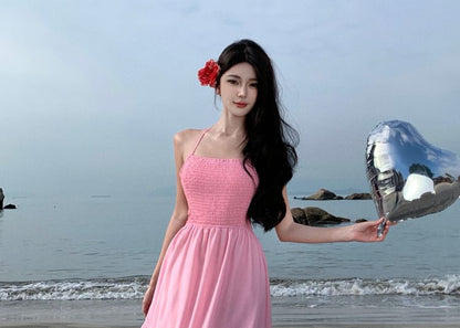 Halter Gradient Maxi Sundress