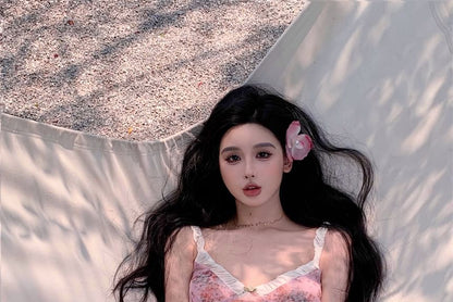 Spaghetti Strap Floral Maxi Sheath Dress