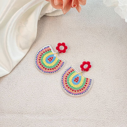 Floral Drop Earring
