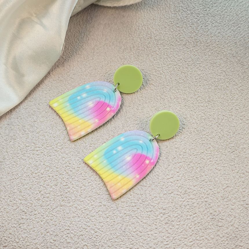 Geometric Drop Earring