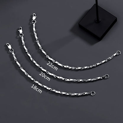 Twisted Stainless Steel Bracelet (Various Designs)