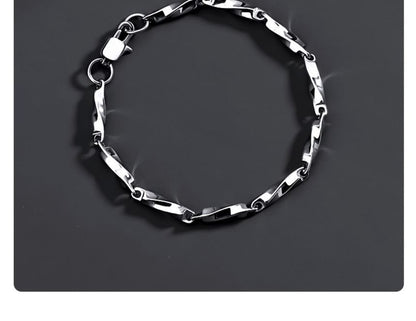 Twisted Stainless Steel Bracelet (Various Designs)