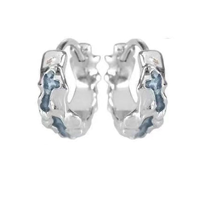 Irregular Stainless Steel Ear Cuff / Earring / Set