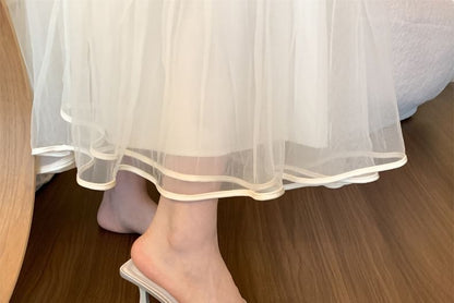 Cross Strap High Heel Slide Sandals