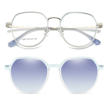 2 in 1 Magnetic Clip On Sunglasses / Eyeglasses (Various Designs)