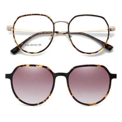 2 in 1 Magnetic Clip On Sunglasses / Eyeglasses (Various Designs)