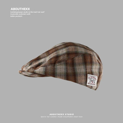 Plaid Beret