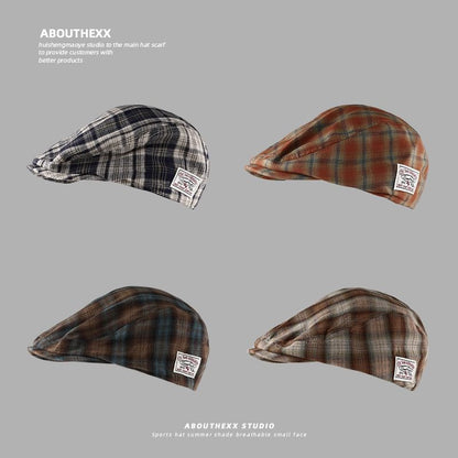 Plaid Beret