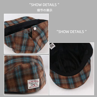 Plaid Beret