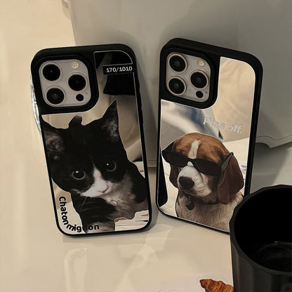 Animal Mirrored Phone Case