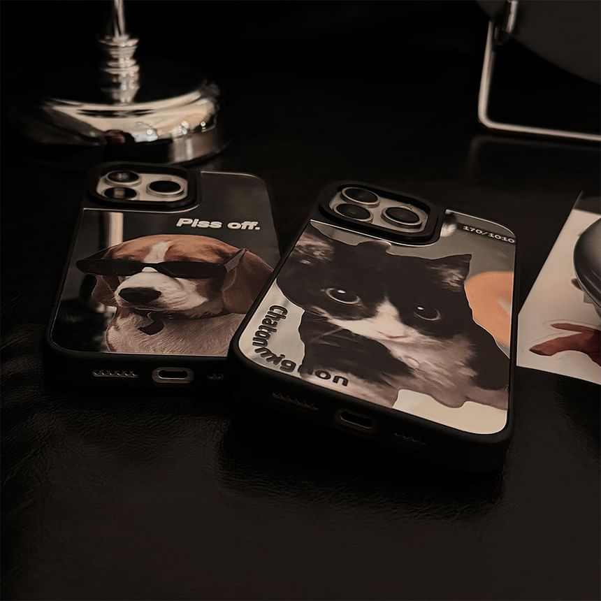 Animal Mirrored Phone Case