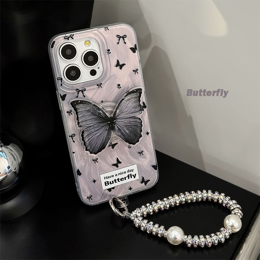 Butterfly Phone Case / Phone Strap / Set